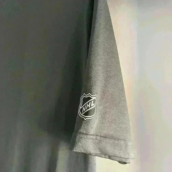 Fanatics NHL Men's Vegas Golden Knights Authentic Pro Rinkside Grey Polo Size M - Picture 3 of 5